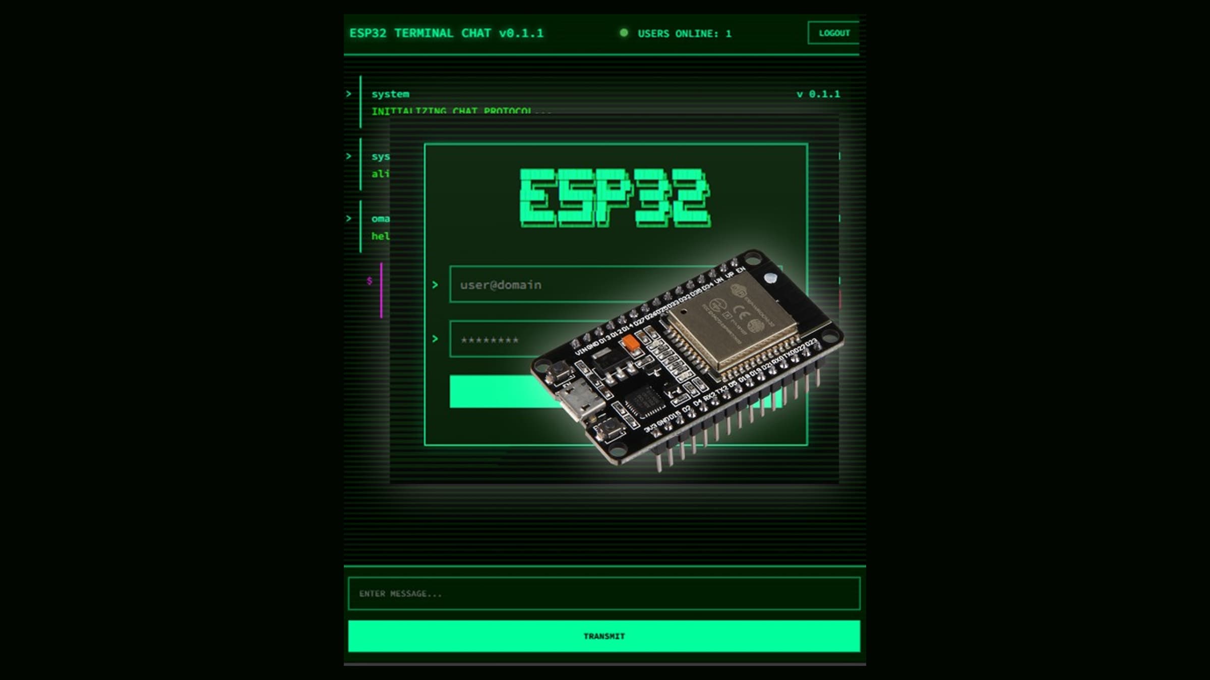 Real-time ESP32/Firebase Messaging System